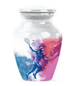 Classic 10-inch tennis urn for human ashes.