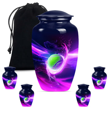 Large Urn With 4 Keepsake Urn