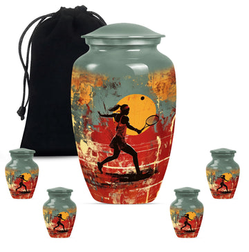 Large Urn with 4 Small Urn