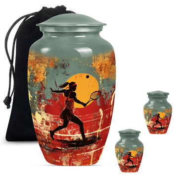 Large Urn with 2 Mini Urn