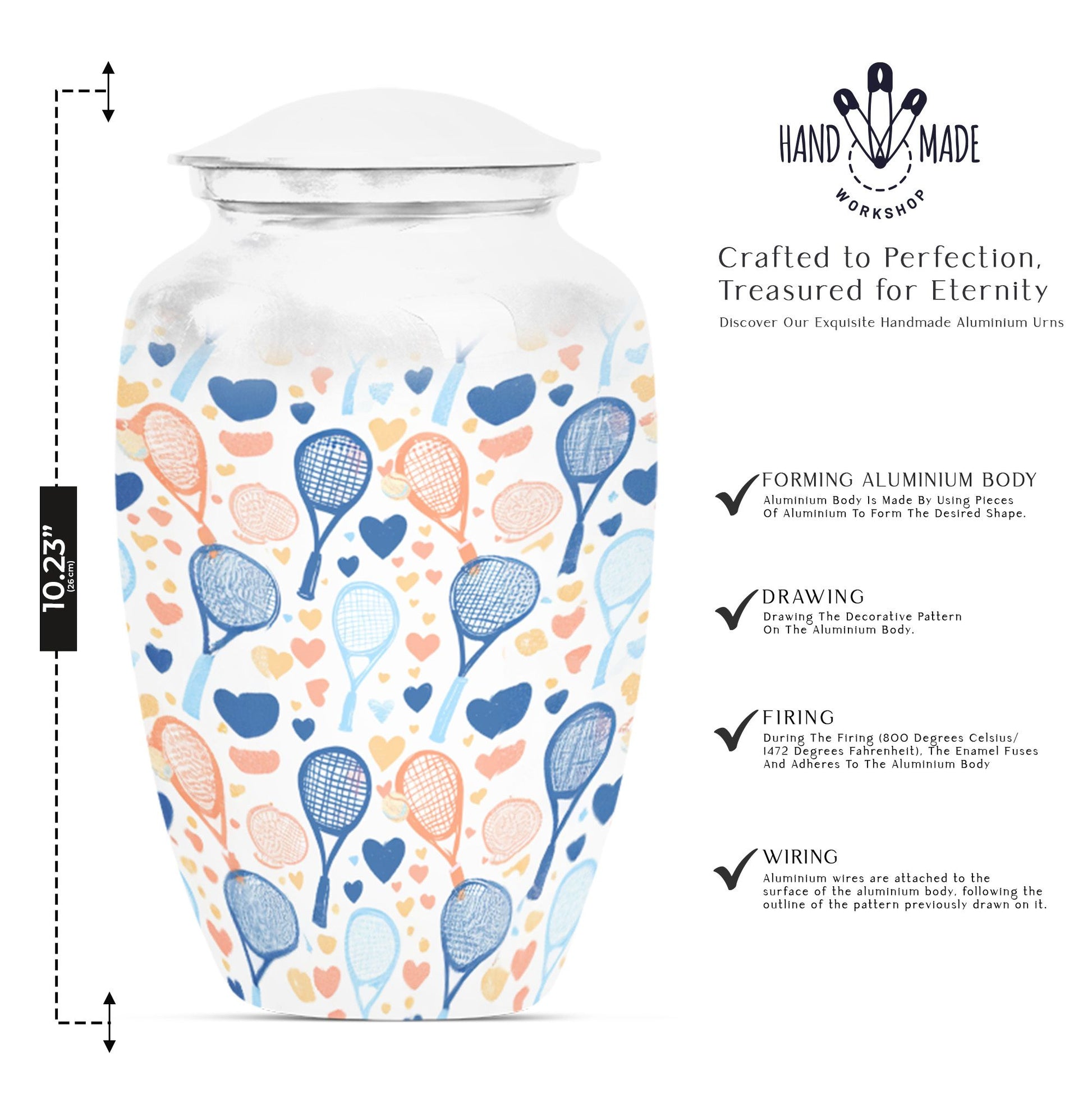 Tennis Urn for burial