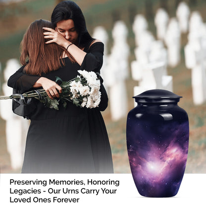  Purple Meadow theme, customizable for cremation dad ashes