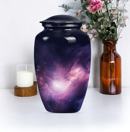  Purple Meadow theme, customizable for cremation dad ashes