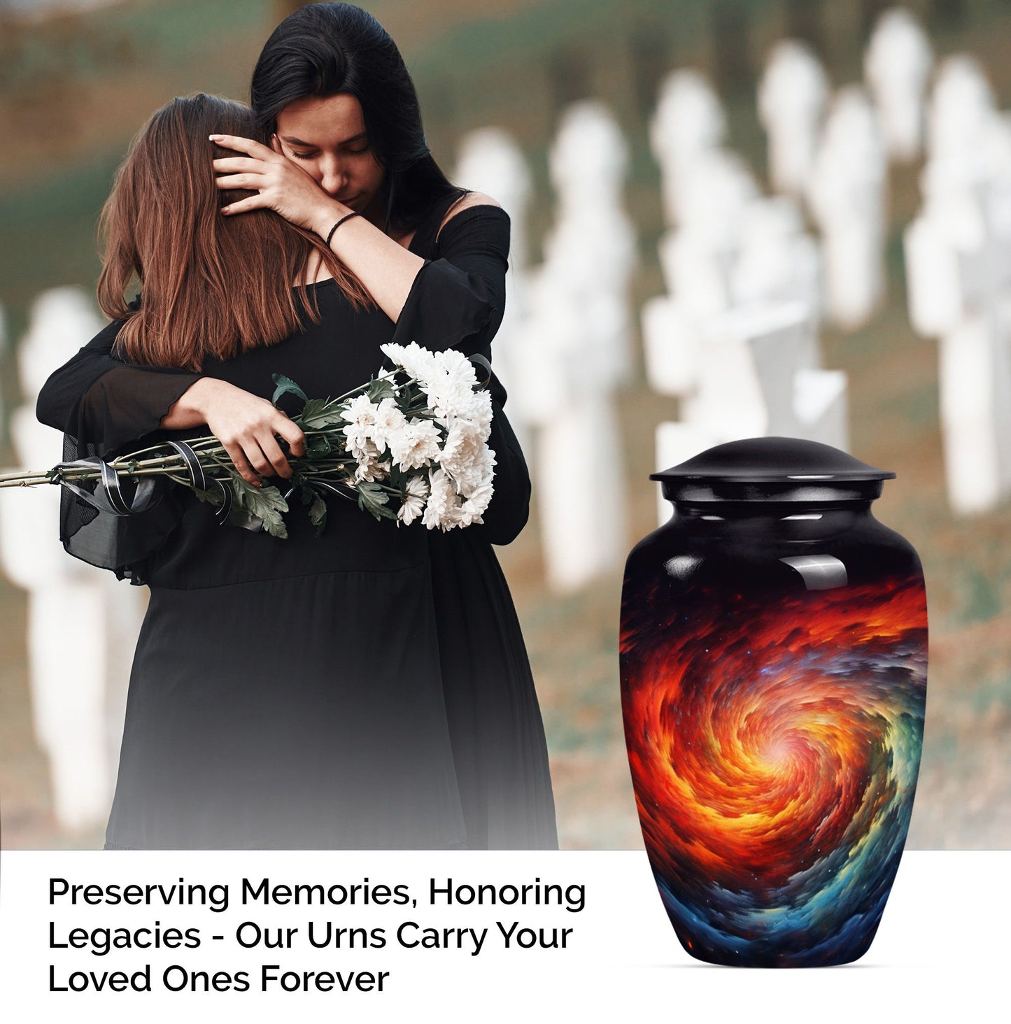 Galaxy Urn for Memorial Buria