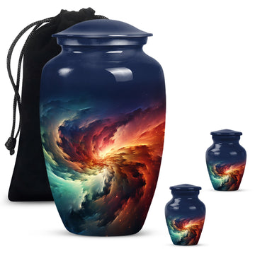 Large Urn with 2 Mini Urn