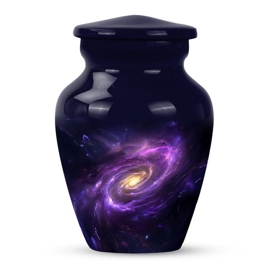 Personalized Galaxy Cremation Urn for Women - 10-inch, 200 cu in - Yatskia