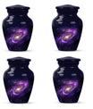 Galaxy Urn in Purple Meadow theme for male adult ashes