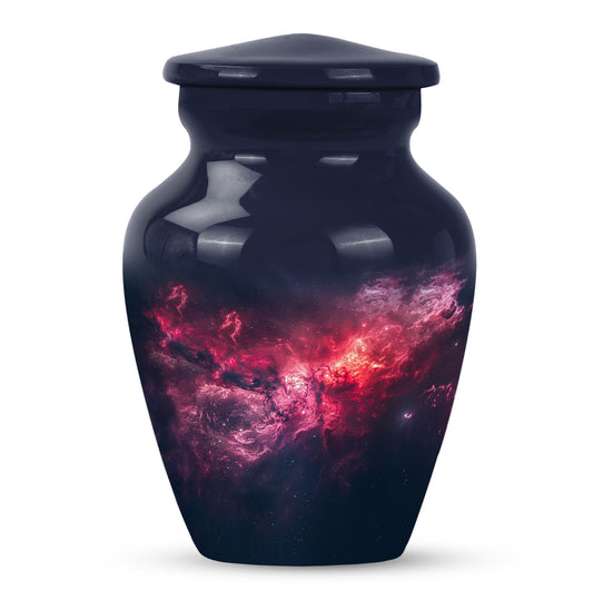 Personalized Galaxy Cremation Urn for Men - 10-inch, 200 cu in - Yatskia