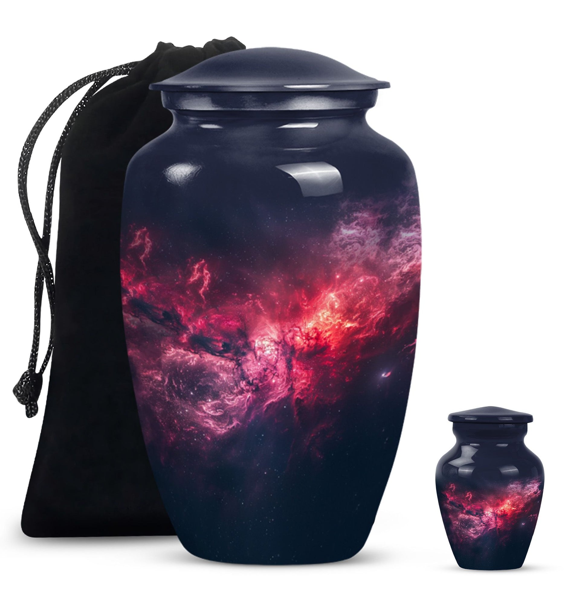 Galaxy Adult Size Cremation Urns - Funeral Decorative Urns