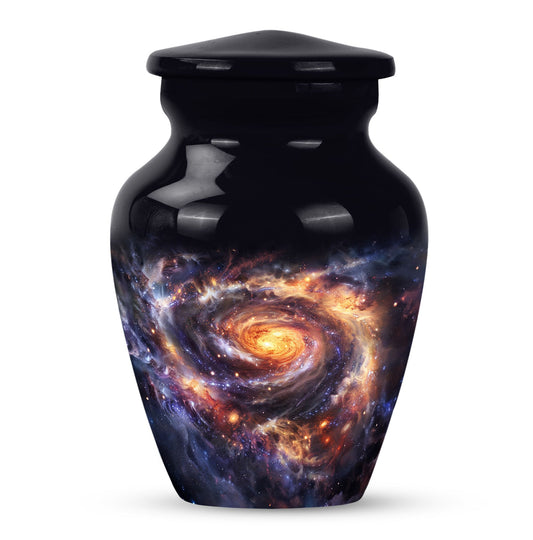 Personalized Galaxy Cremation Urn for Loved One - 10-inch, 200 cu in - Yatskia