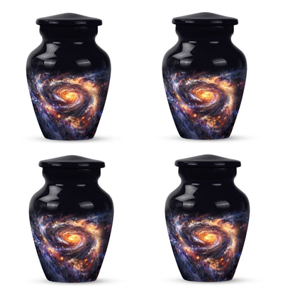 Personalized Galaxy Cremation Urn for Loved One - 10-inch, 200 cu in - Yatskia