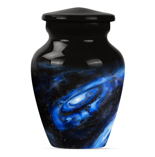Personalized Galaxy Cremation Urn for Men - 10-inch, 200 cu in - Yatskia