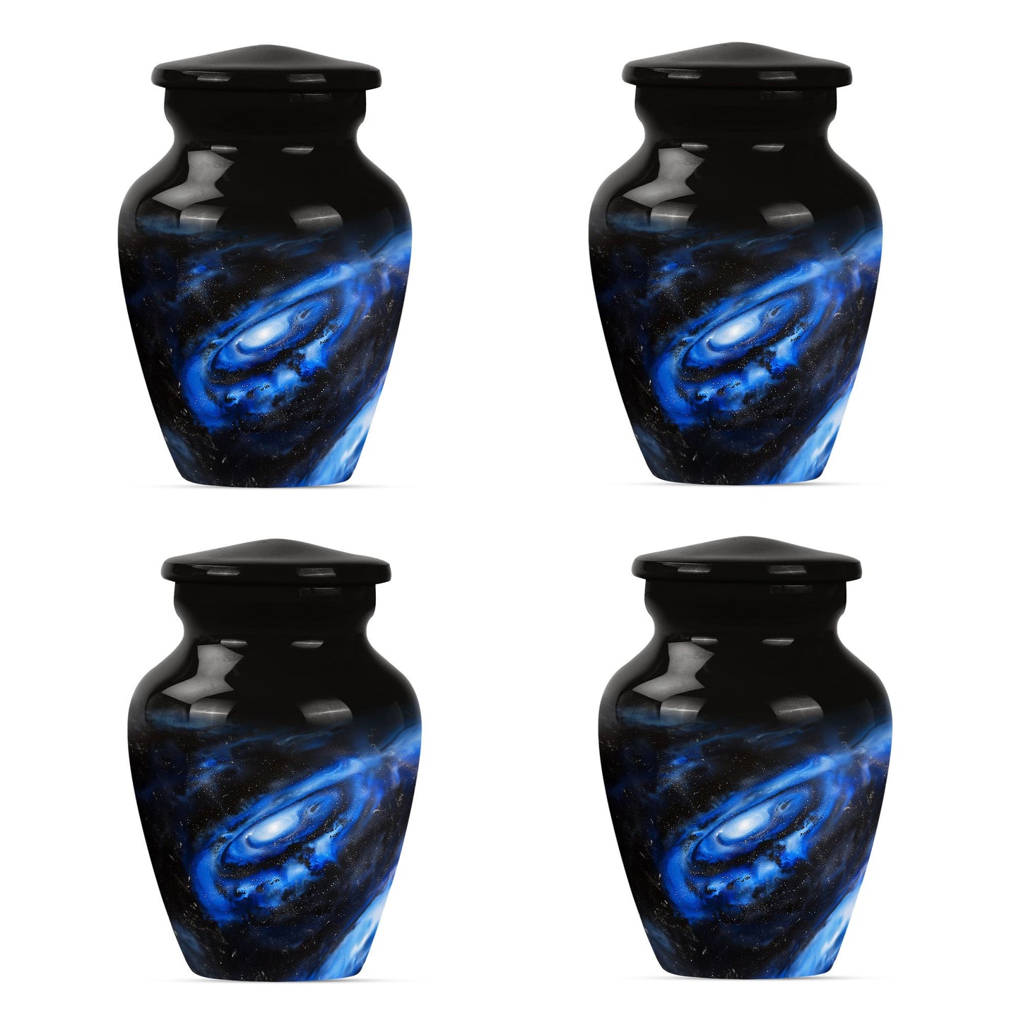 Personalized Galaxy Cremation Urn for Men - 10-inch, 200 cu in - Yatskia
