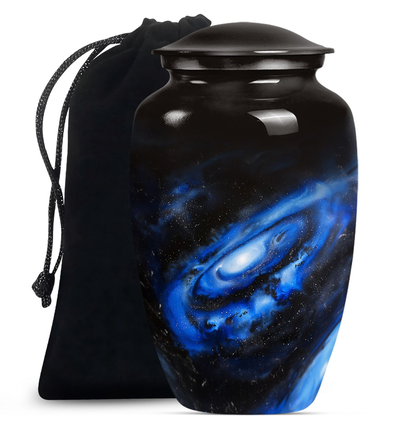 Personalized Galaxy Cremation Urn for Men - 10-inch, 200 cu in - Yatskia
