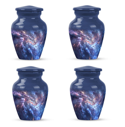 Personalized Galaxy Cremation Urn for Men - 10-inch, 200 cu in - Yatskia