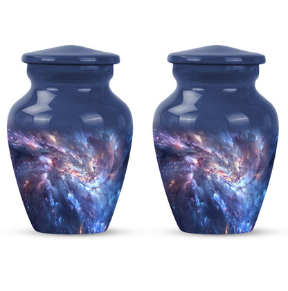 Personalized Galaxy Cremation Urn for Men - 10-inch, 200 cu in - Yatskia