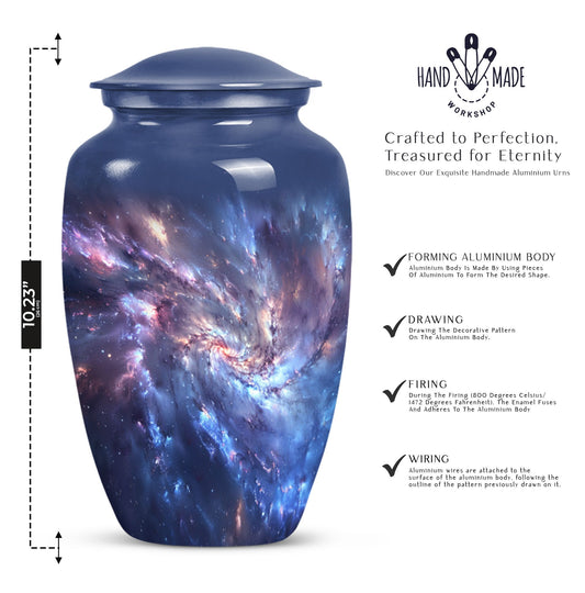  Glaaxy Urn in Purple Meadow theme, constructed 