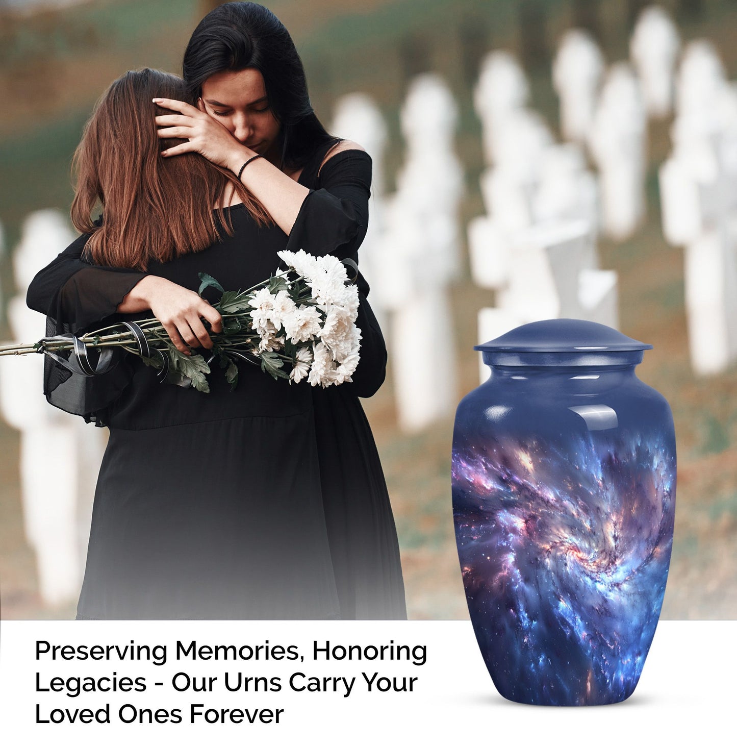  Glaaxy Urn in Purple Meadow theme, constructed 