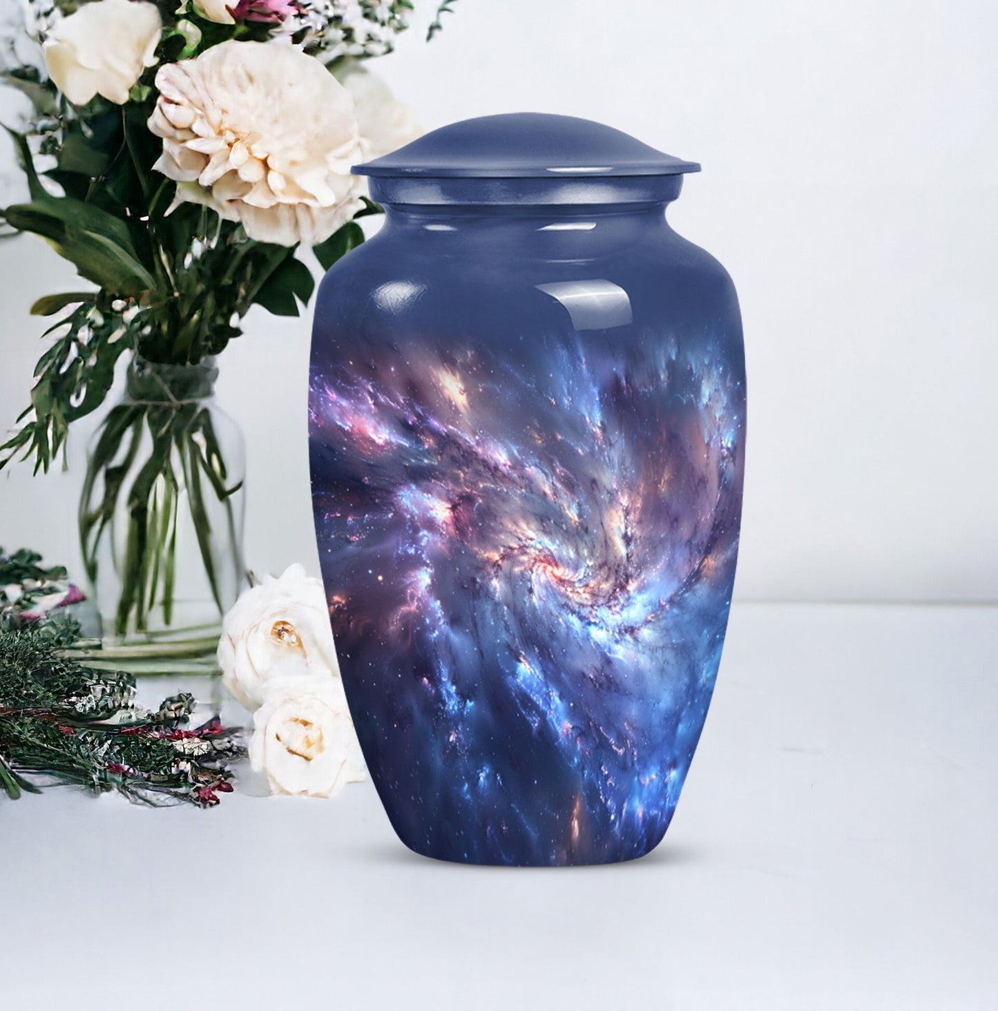  Glaaxy Urn in Purple Meadow theme, constructed 