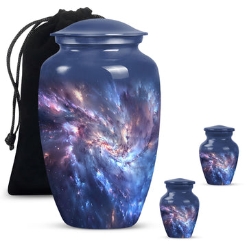 Large Urn With 2 Keepsake Urn