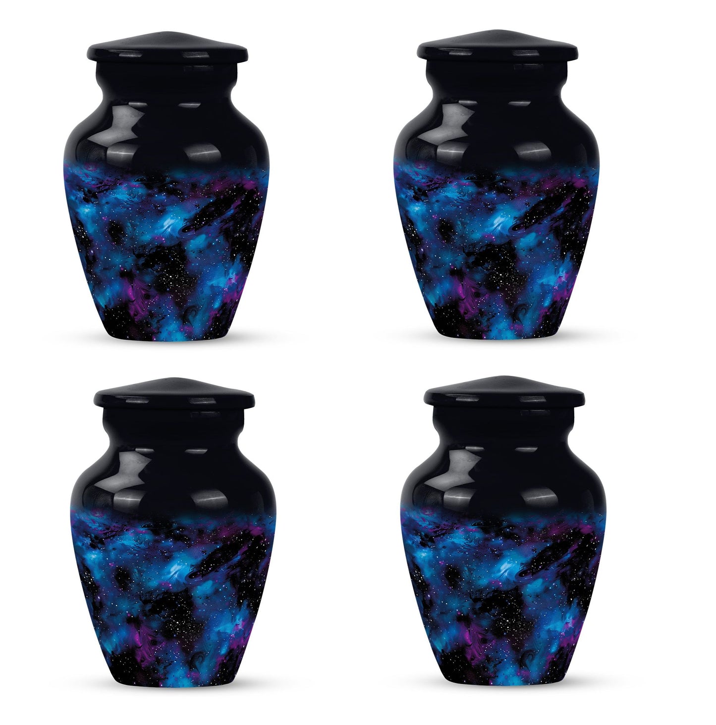 Personalized Galaxy Cremation Urn for Loved One - 10-inch, 200 cu in - Yatskia