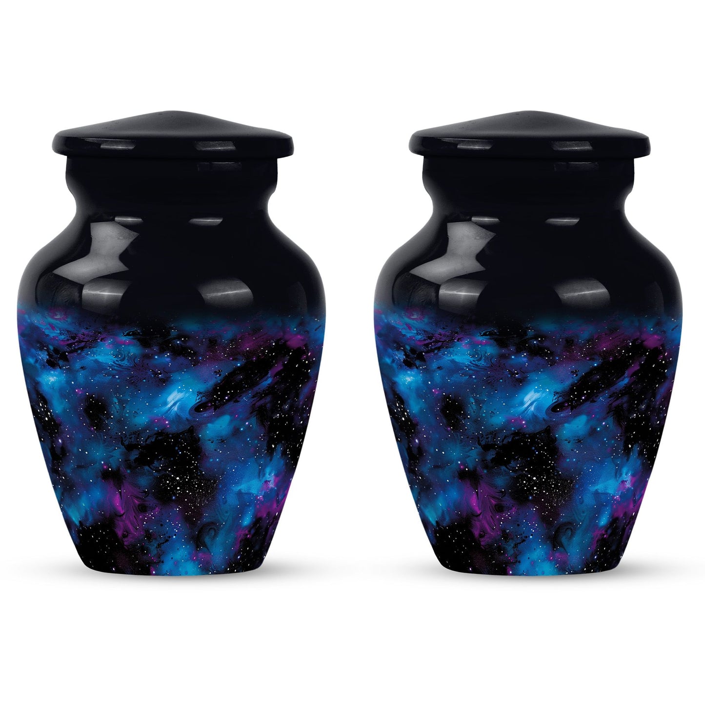 Personalized Galaxy Cremation Urn for Loved One - 10-inch, 200 cu in - Yatskia