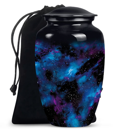 Galaxy Small Urn For Ashes Funeral, Ashes Memorial Urn