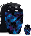 Galaxy Small Urn For Ashes Funeral, Ashes Memorial Urn