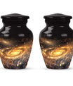 Beautiful Galaxy Decorative Funeral Urn - Burial Urns For Adult Human Ashes