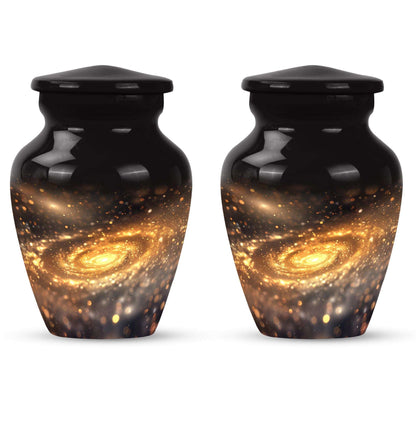 Beautiful Galaxy Decorative Funeral Urn - Burial Urns For Adult Human Ashes