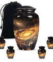 Beautiful Galaxy Decorative Funeral Urn - Burial Urns For Adult Human Ashes