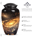 10 inch classic galaxy urn in purple meadow 