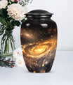 10 inch classic galaxy urn in purple meadow 