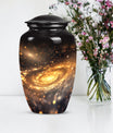 10 inch classic galaxy urn in purple meadow 