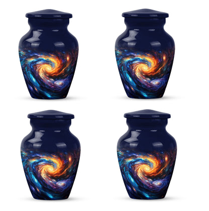 Personalized Galaxy Keepsake Urn for Loved One - 10-inch, 200 cu in - Yatskia