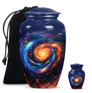 Large Urn With 1 Keepsake Urn