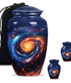 Galaxy Theme Large Urn With 2 Keepsake Urn