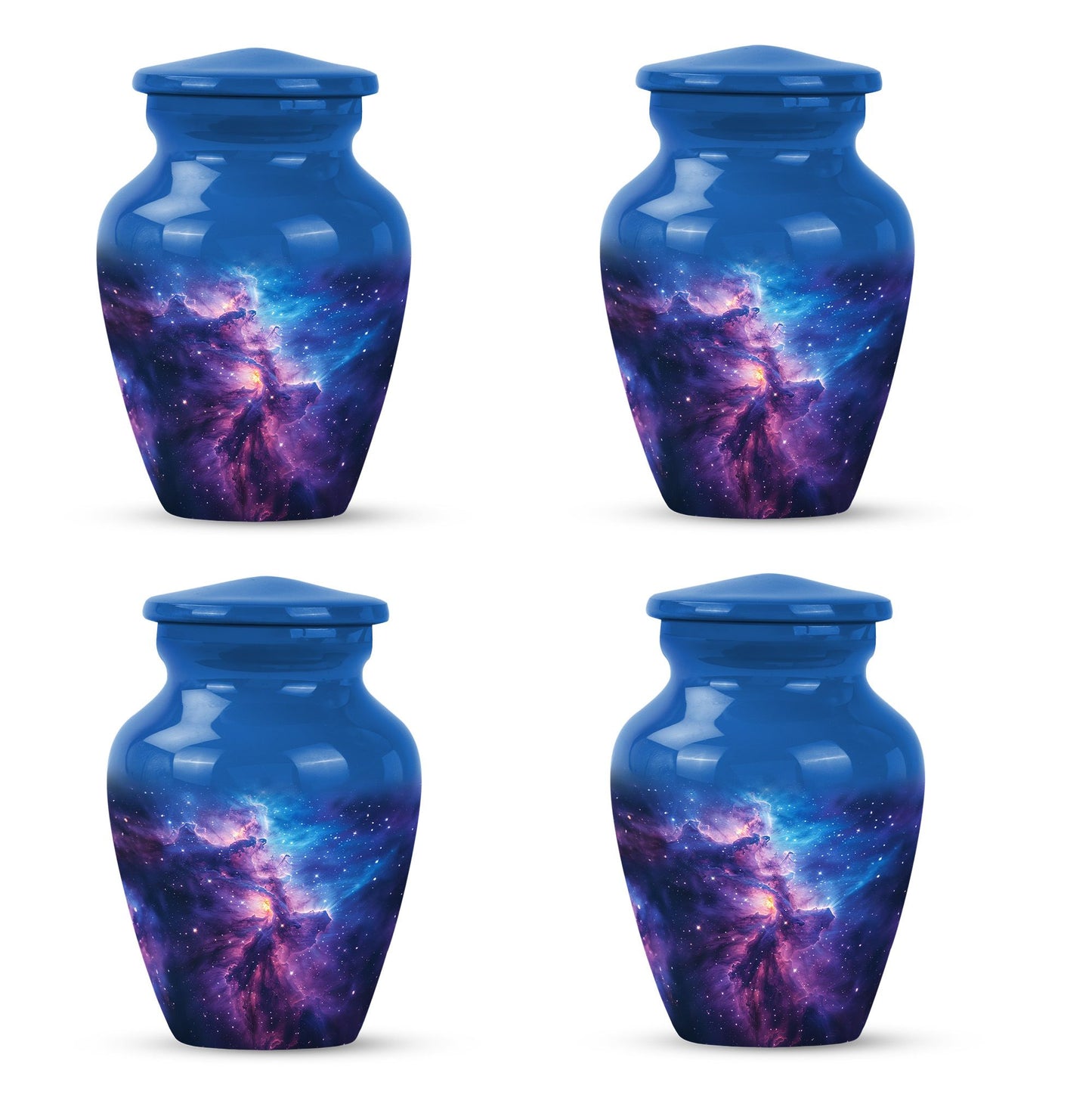 Galaxy Theme 3 Inch Keepsake Pack of 4