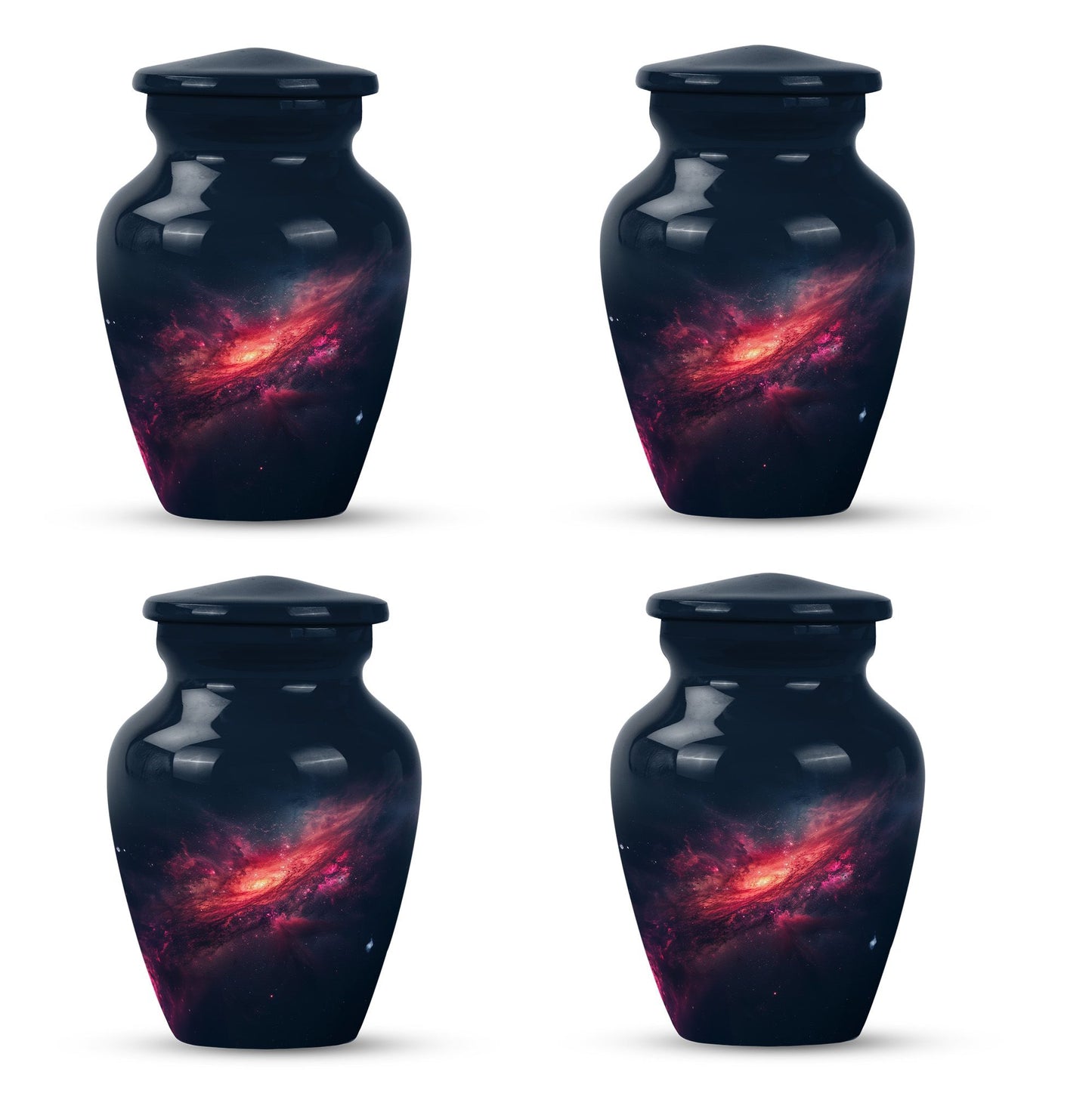 Galaxy Theme 3 Inch Keepsake Pack of 4