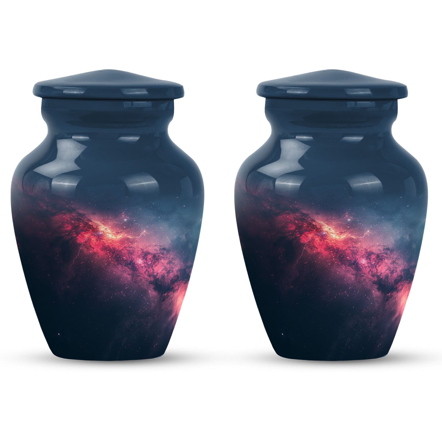  Glaaxy Urn in Purple Meadow 