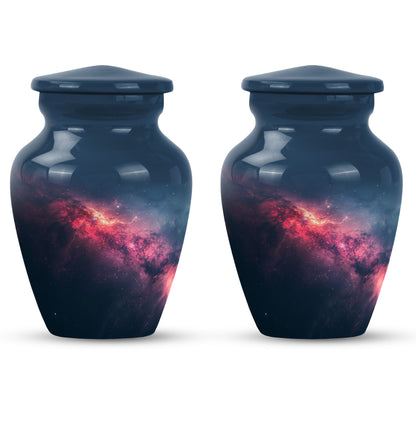  Glaaxy Urn in Purple Meadow 
