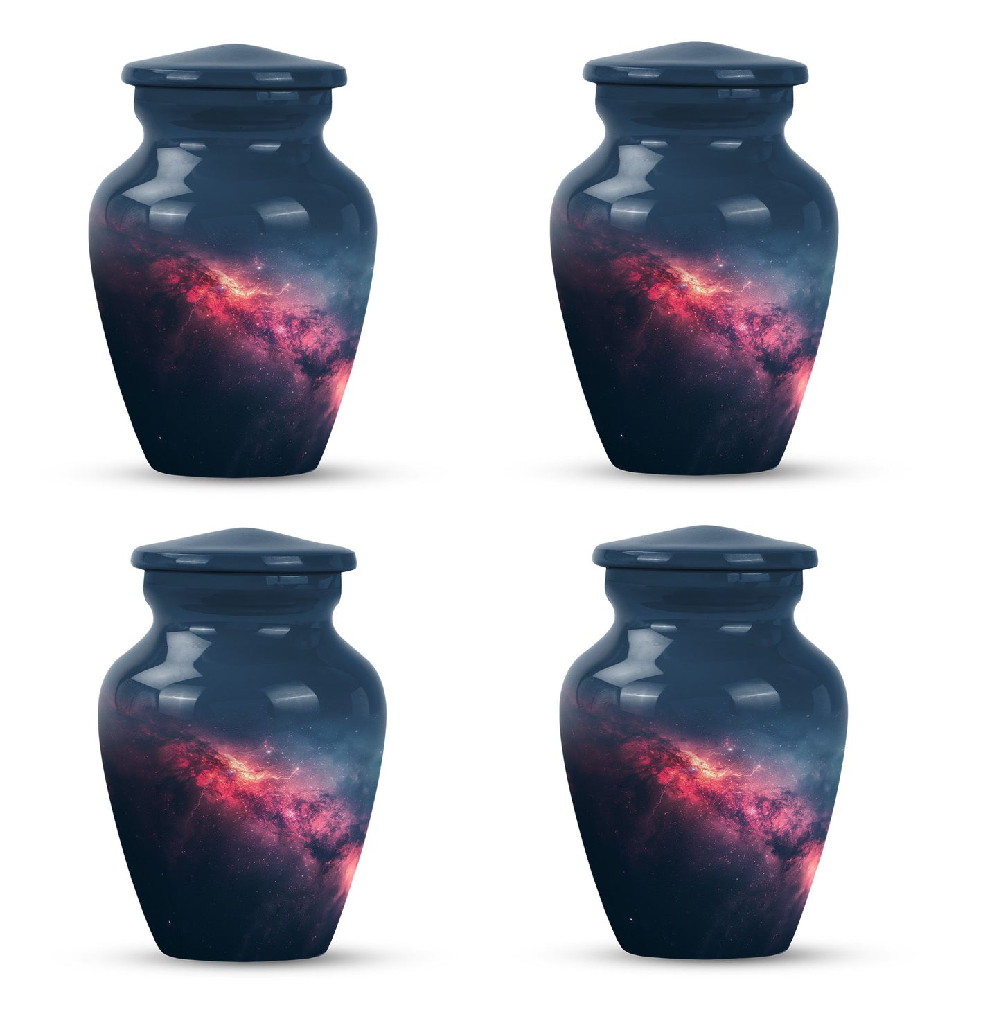  Glaaxy Urn in Purple Meadow 
