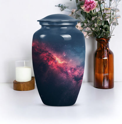  Glaaxy Urn in Purple Meadow 