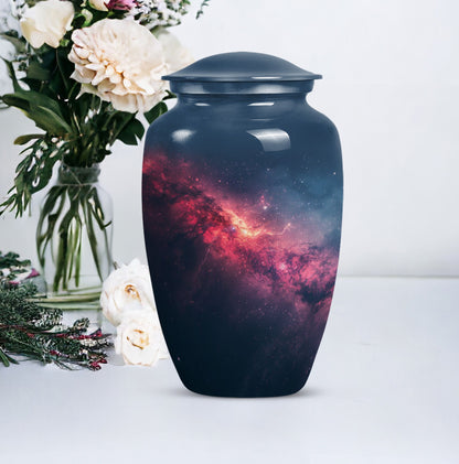  Glaaxy Urn in Purple Meadow 