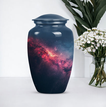  Glaaxy Urn in Purple Meadow 