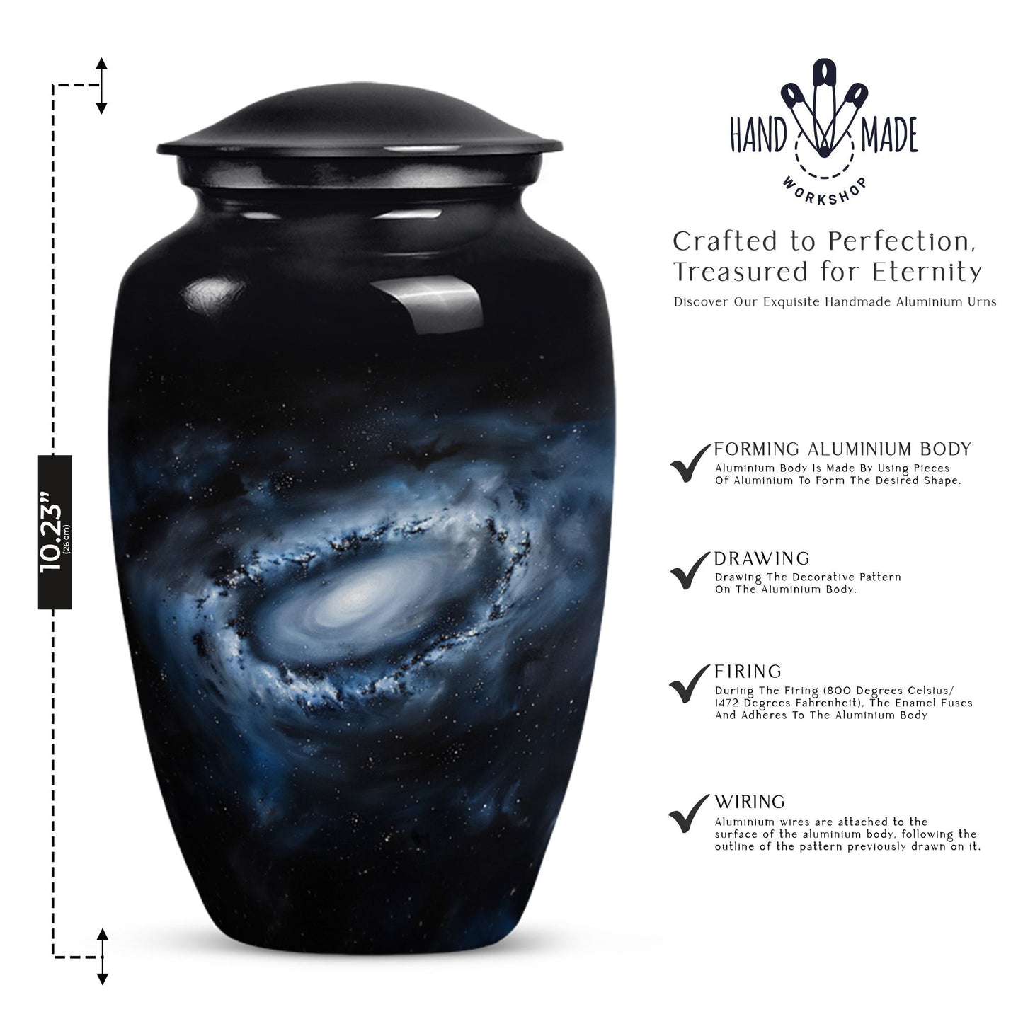 Galaxy burial urn