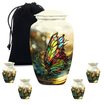 Large Urn with 4 Small Urn