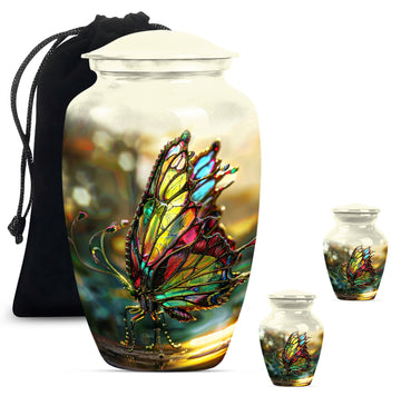 Large Urn with 2 Mini Urn