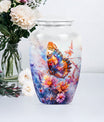 Purple Meadow themed classic butterfly urn for cremation