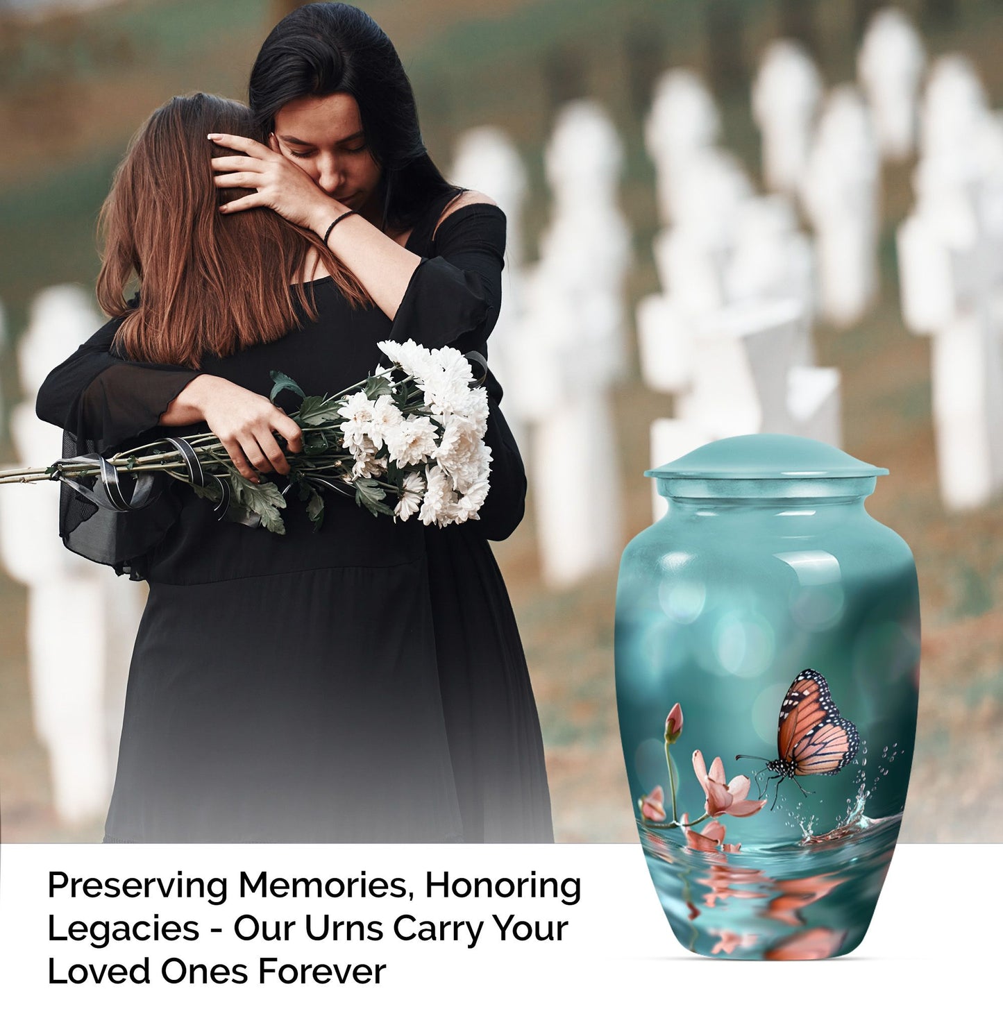  butterfly urn for human ashes,